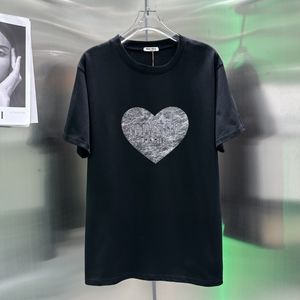 Miu Miu Women's Fashion Casual Letter Embroidered Short Sleeve T-Shirt